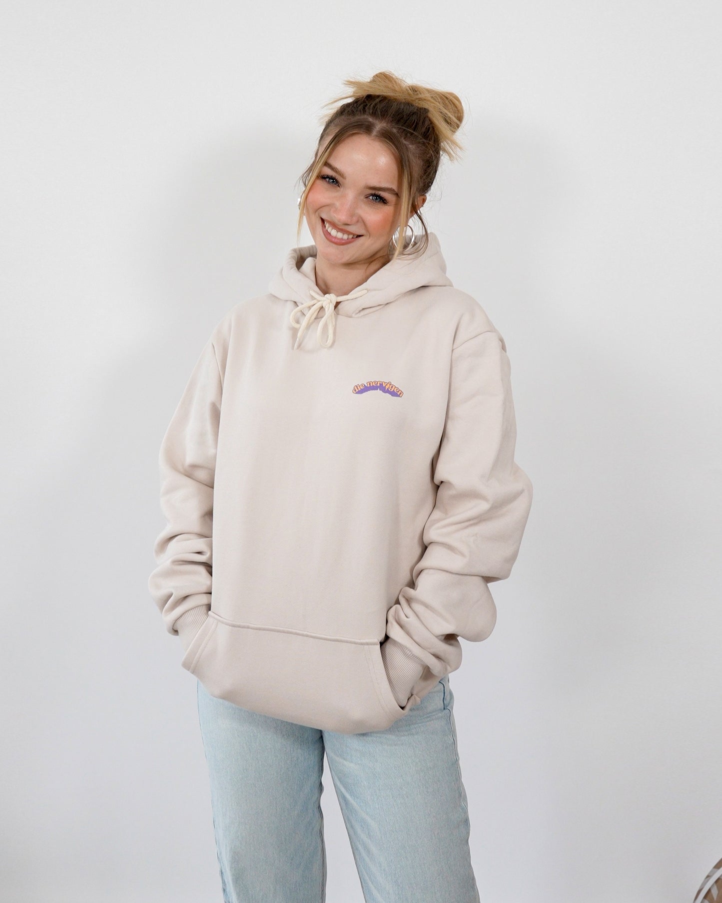 Sweat Hoodie "Die Nervigen" - beige