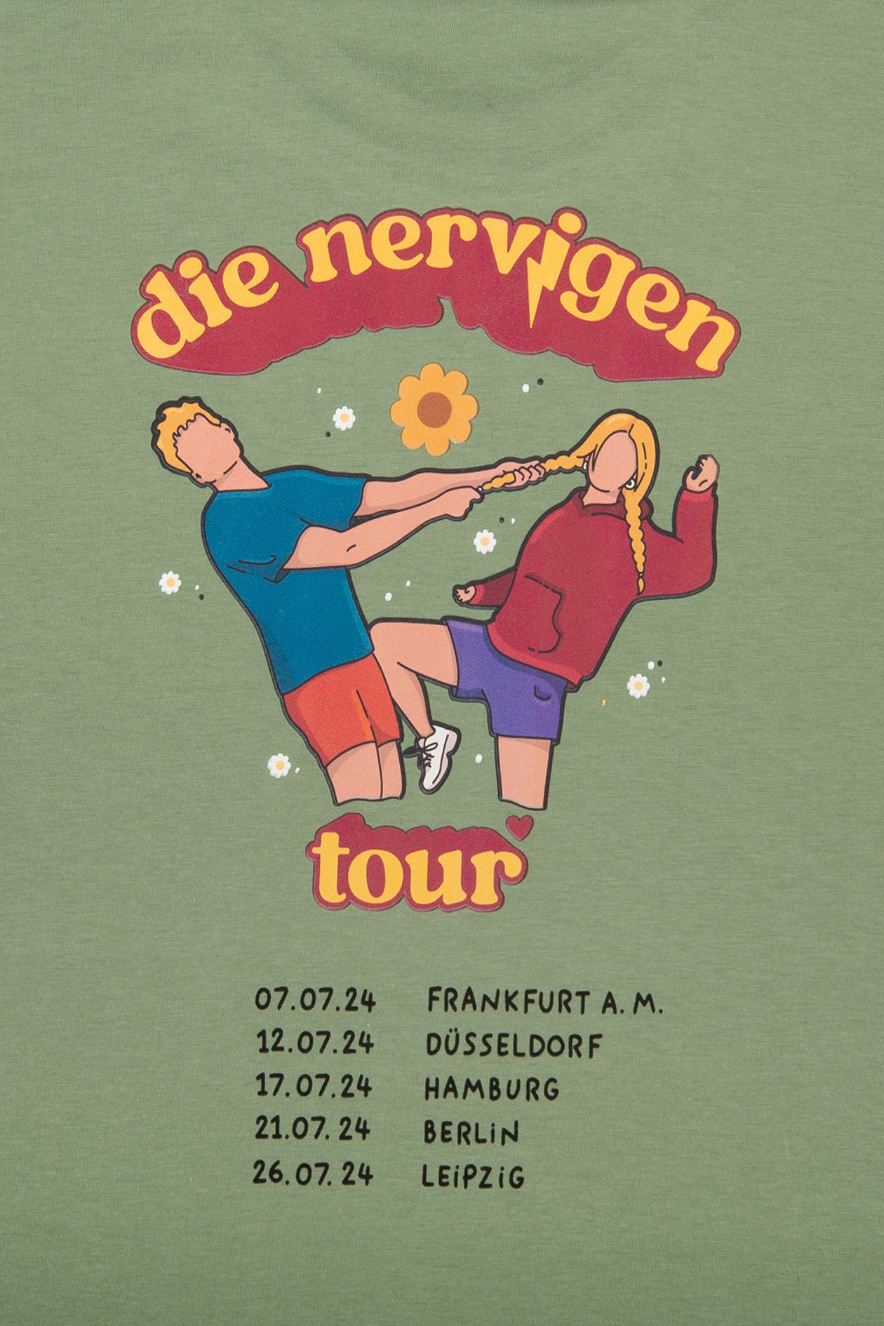 T-Shirt "Die Nervigen" - hellgrün